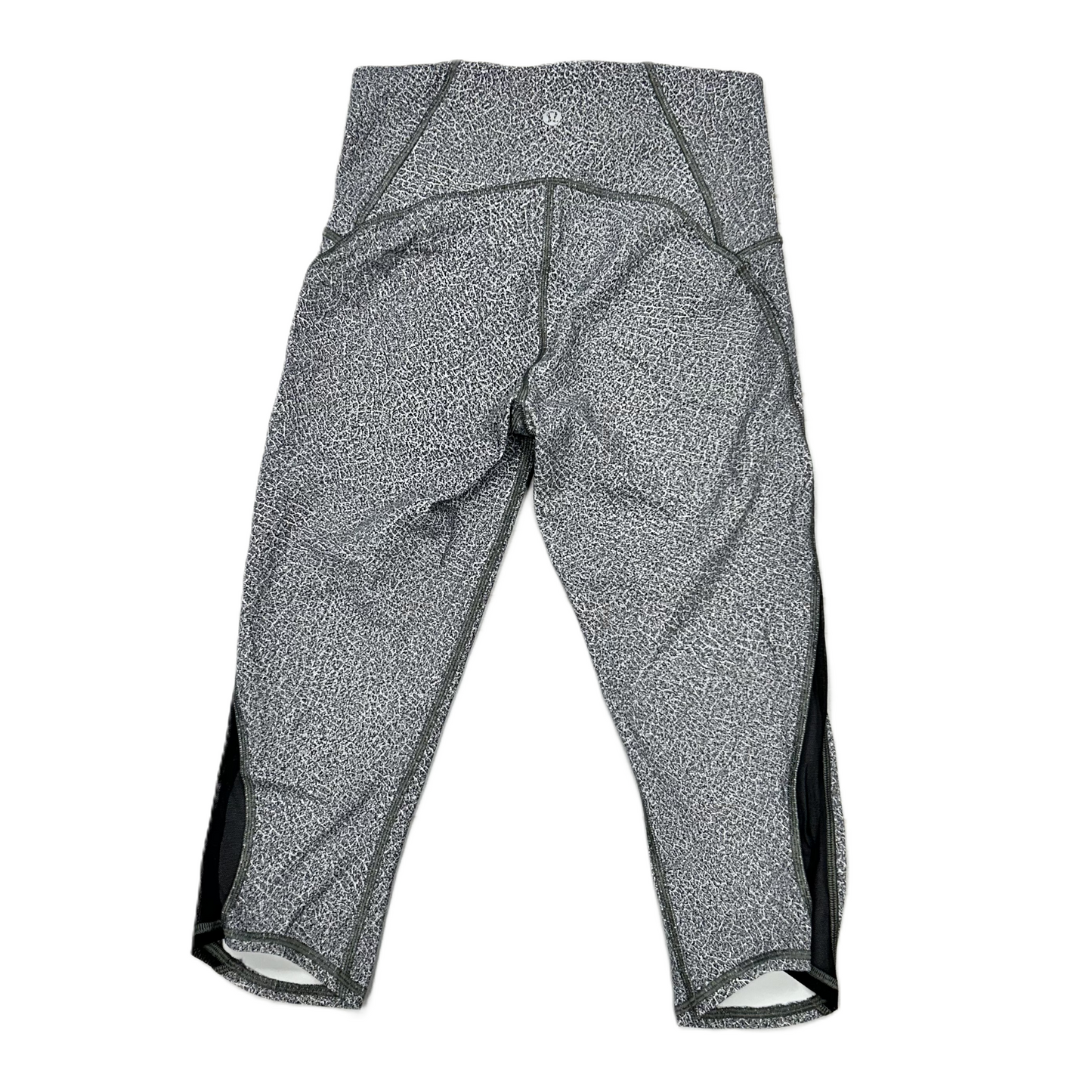 Athletic Capris By Lululemon In Grey, Size: 6