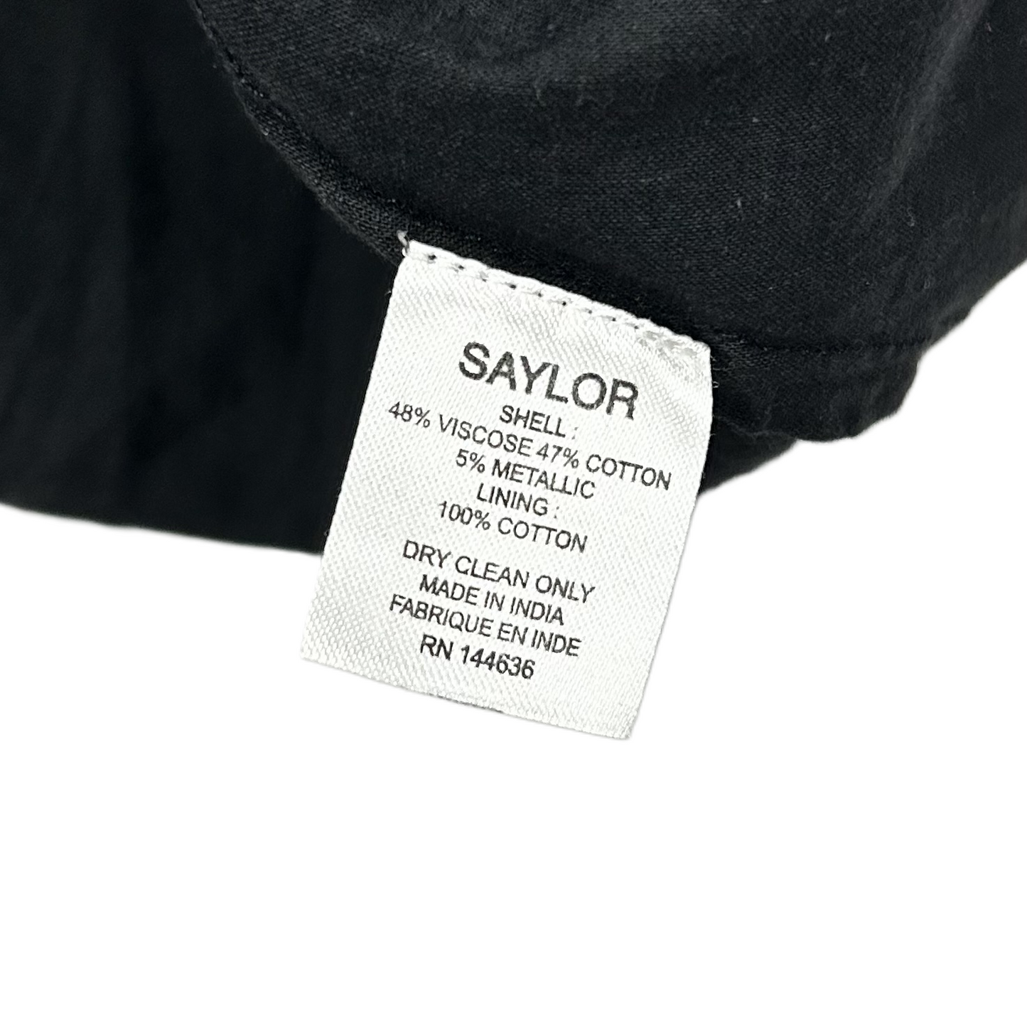 Dress Party Short By Saylor In Black & Gold, Size: Xs