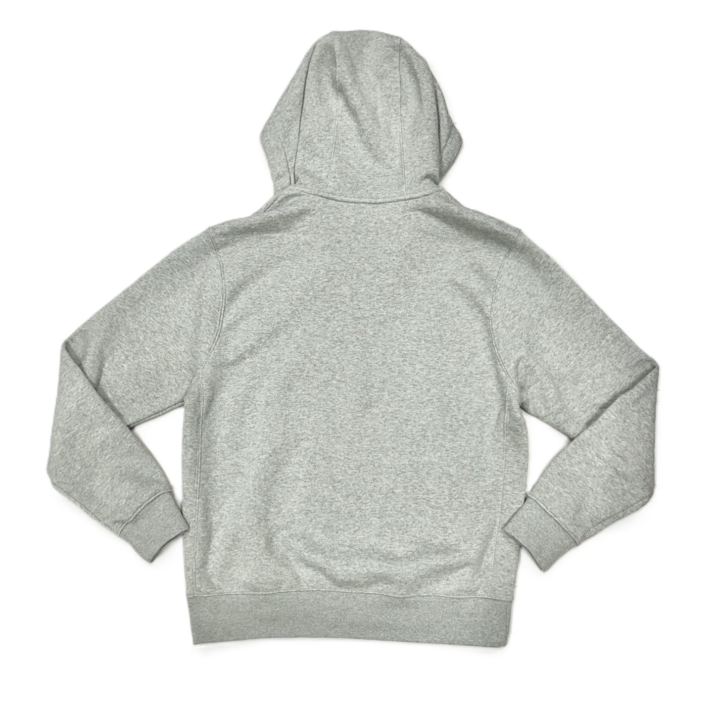 Athletic Sweatshirt Hoodie By Nike Apparel In Grey, Size: M