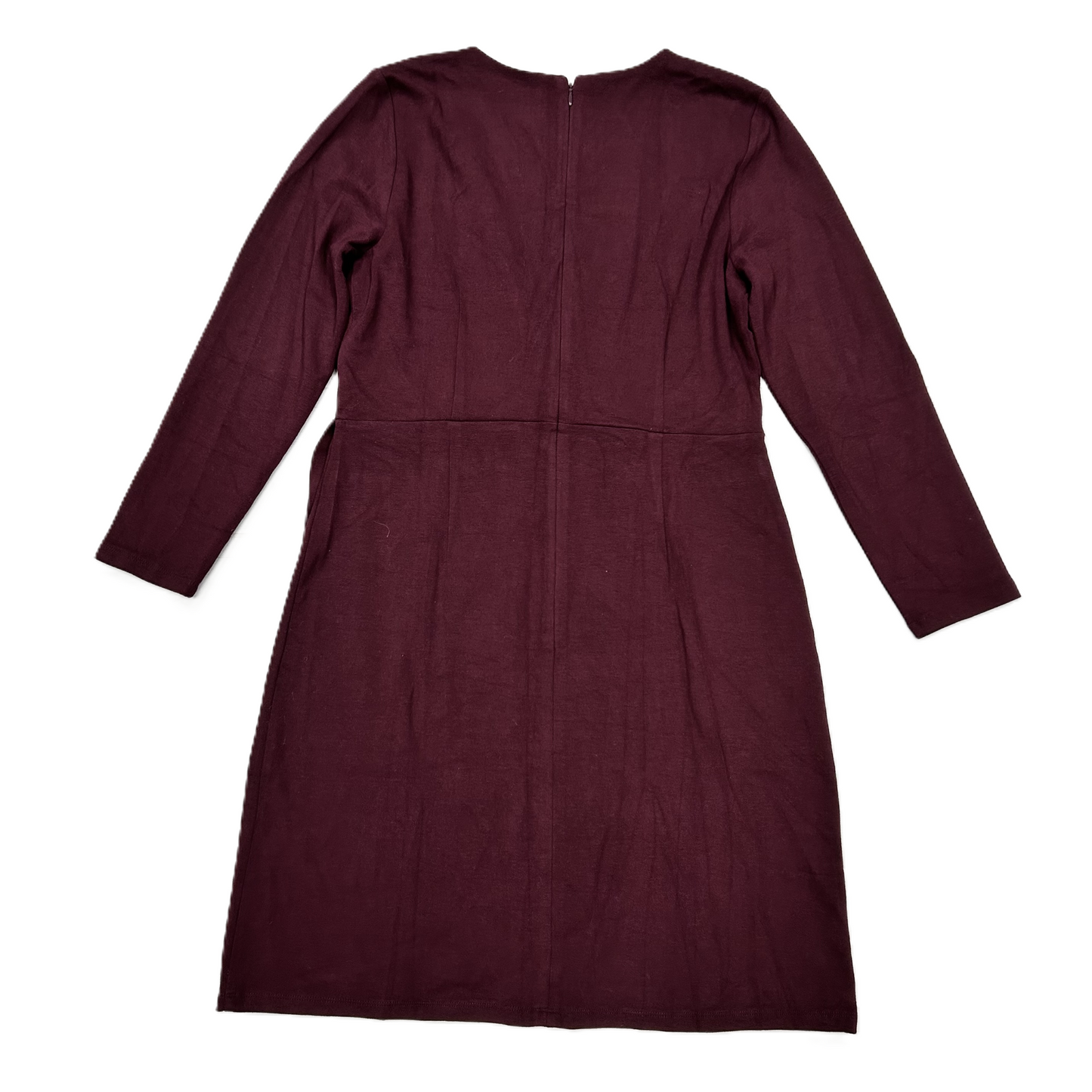 Dress Party Midi By Loft In Maroon, Size: L