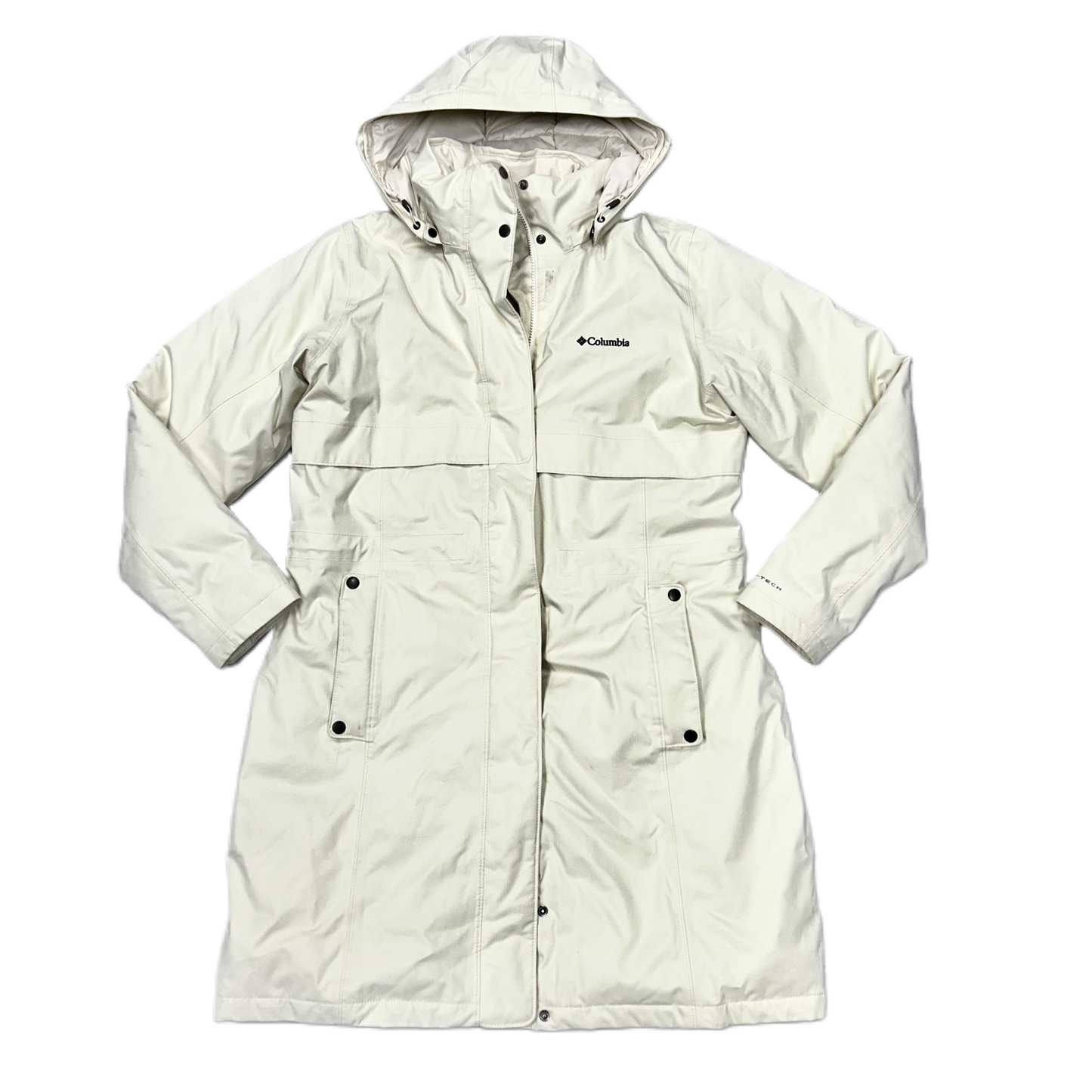 Coat Parka By Columbia In Cream, Size: Xl