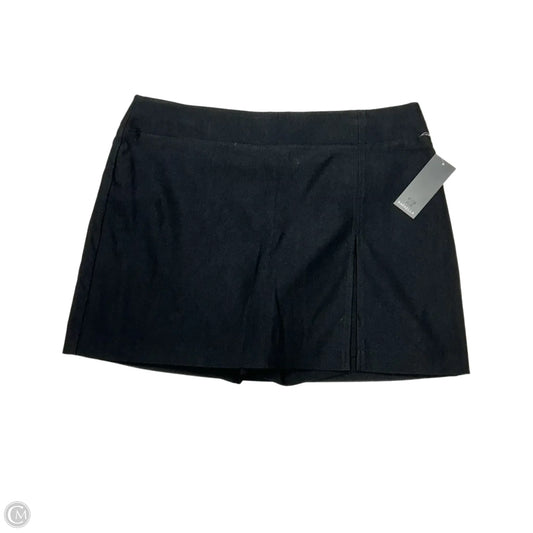 Skort By Rafaella In Black, Size: 14p