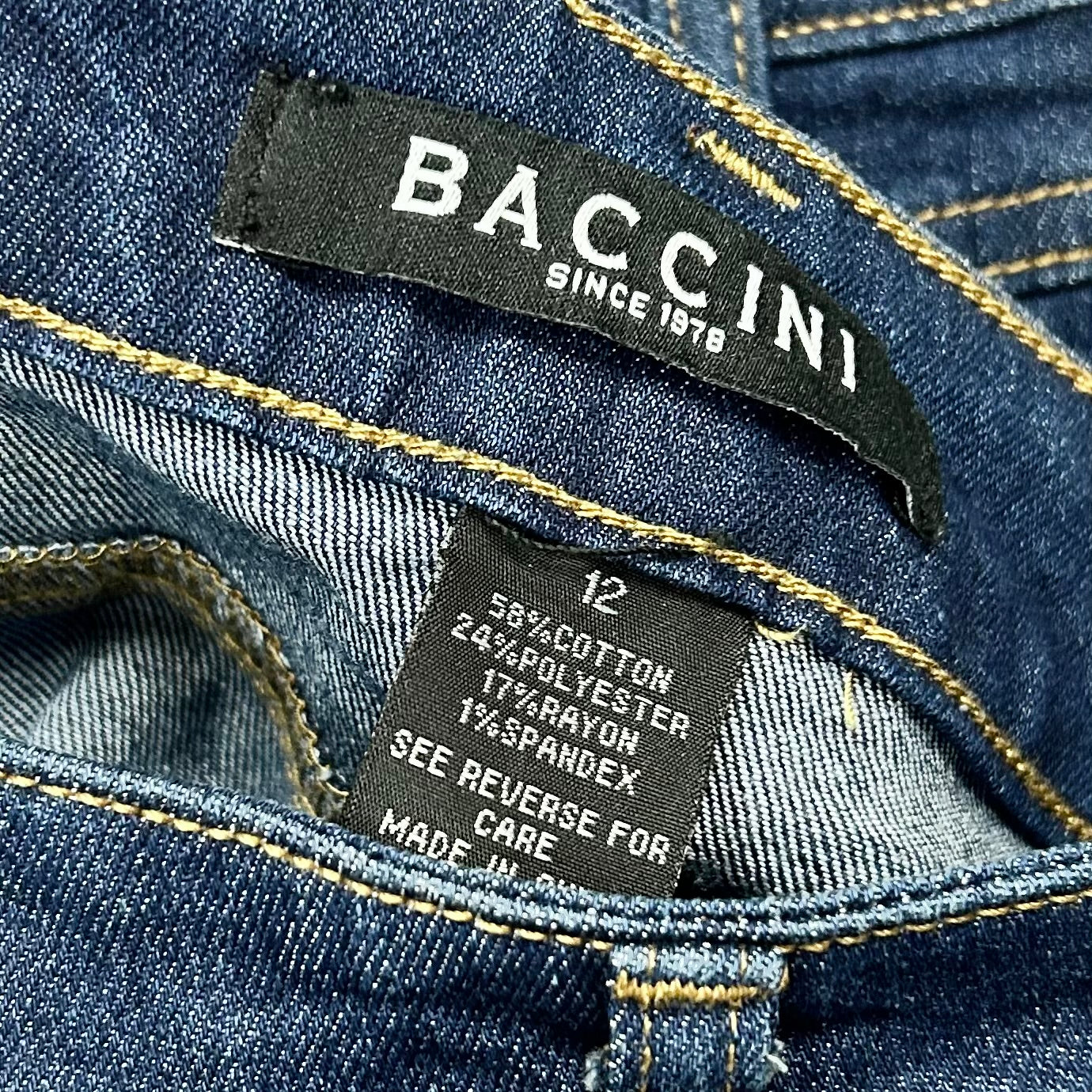 Skirt Maxi By Baccini In Blue Denim, Size: 12