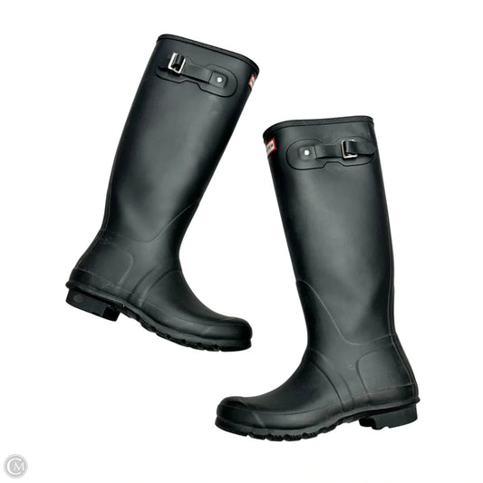 Boots Rain By Hunter In Black, Size: 9