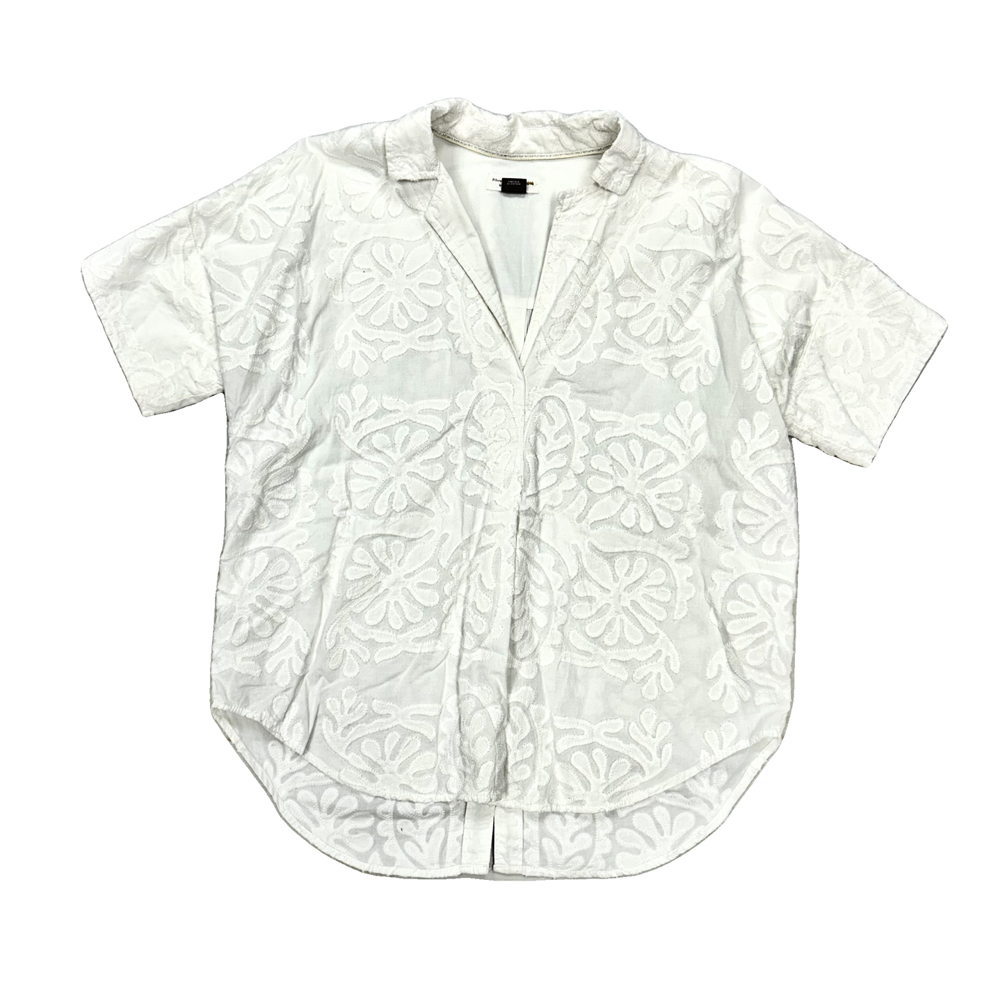 Top Short Sleeve By Pilcro In White, Size: S