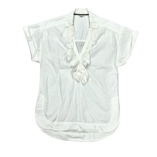 Top Short Sleeve By Pilcro In White, Size: Xxs