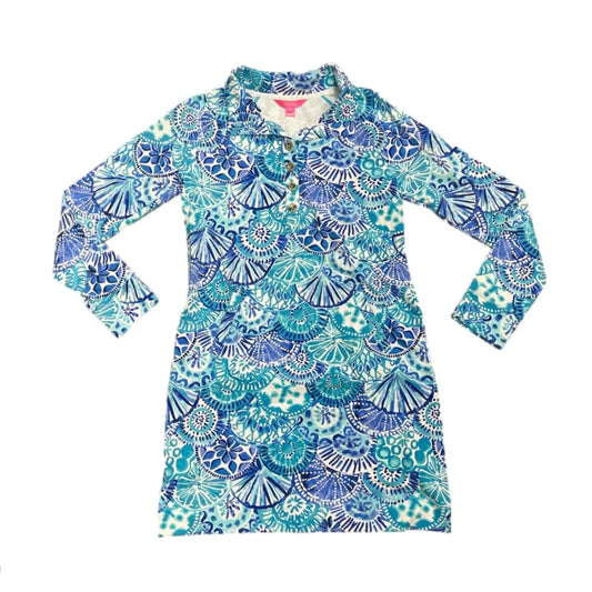 Dress Designer By Lilly Pulitzer In Blue & White, Size: S