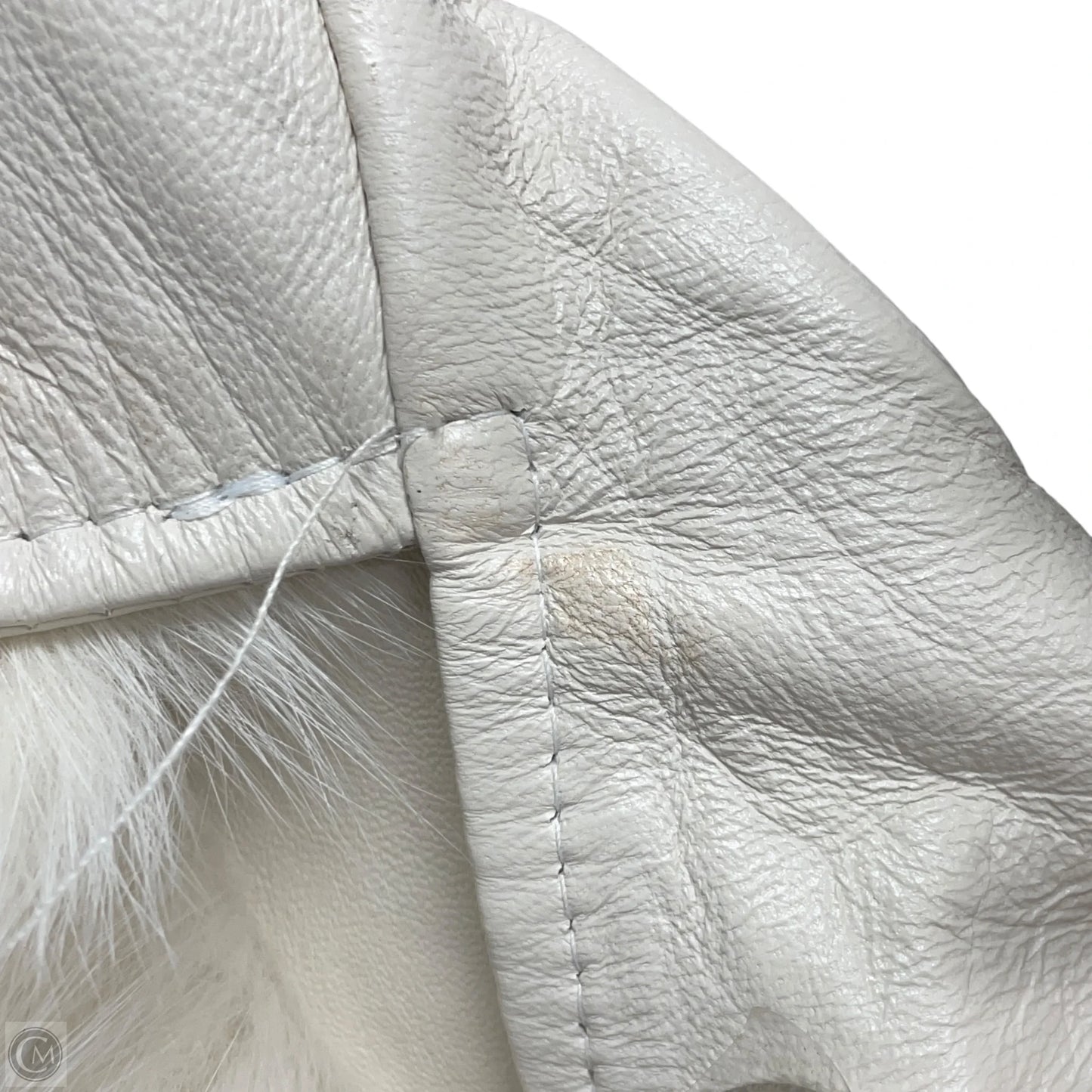 Coat Fox Fur By Fur Lux In Cream, Size: M/L