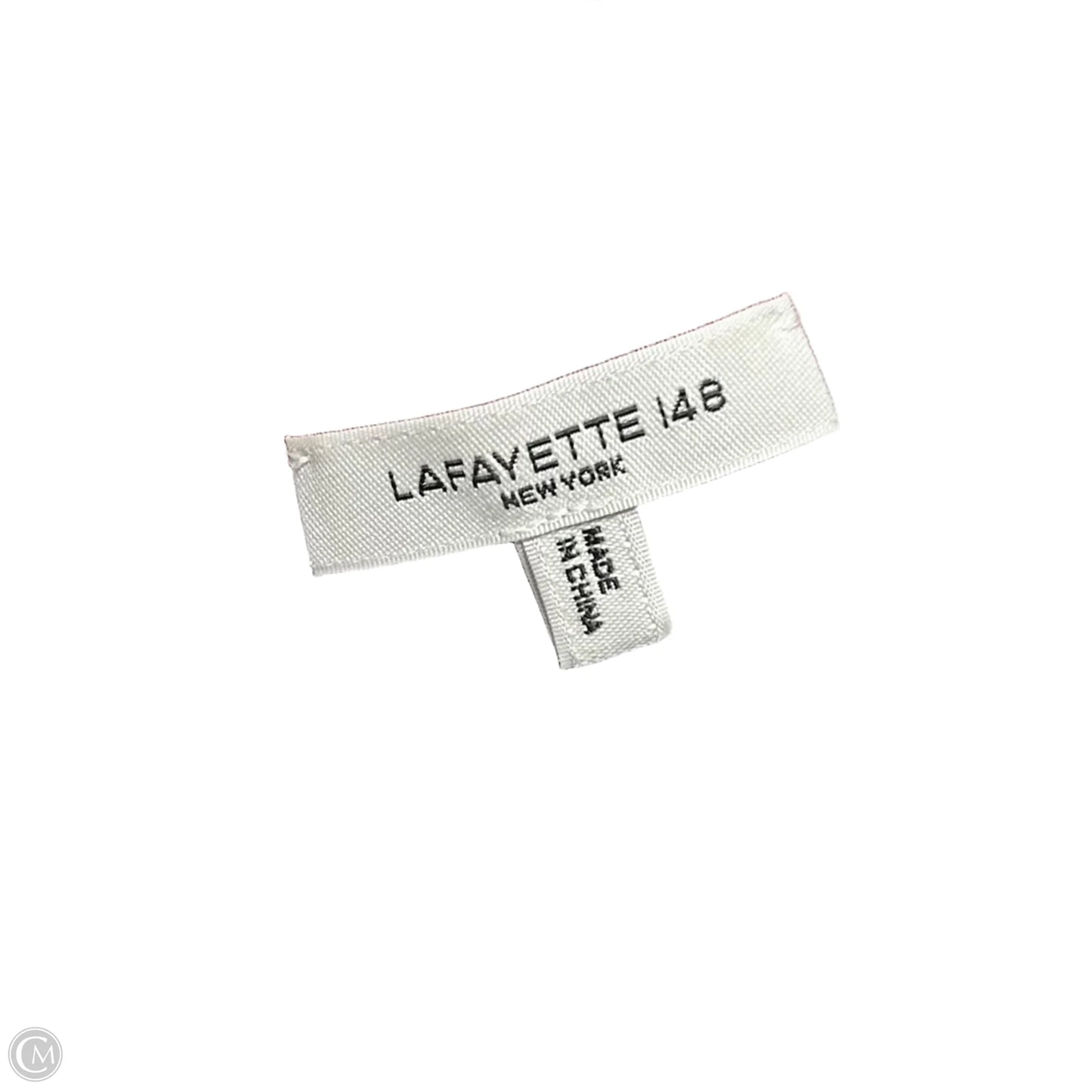 Top Short Sleeve Designer By Lafayette 148 In Red, Size: L