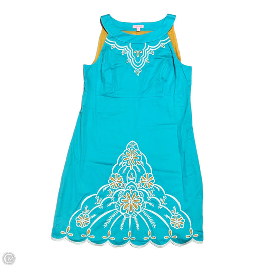 Dress Designer By Lilly Pulitzer In Aqua, Size: Xl