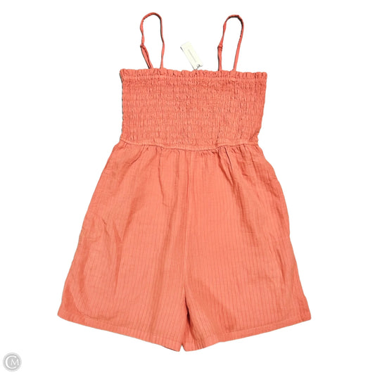 Romper By Pilcro In Coral, Size: M