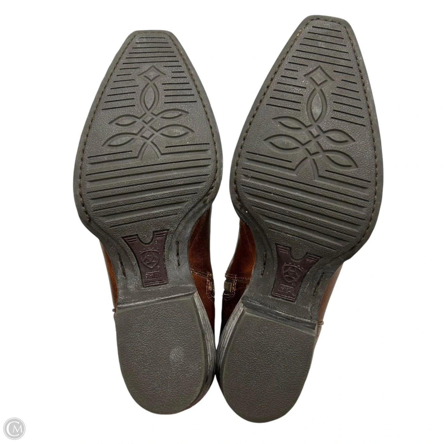 Boots Western By Ariat In Brown & Cream, Size: 7.5