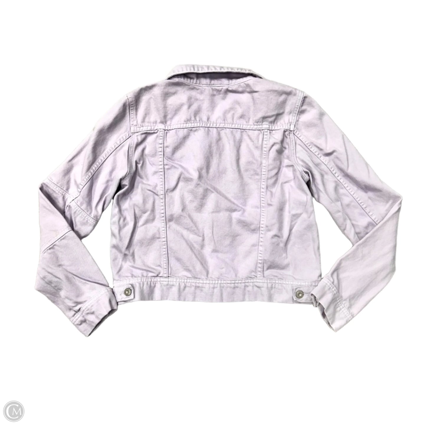 Jacket Denim By Free People In Purple, Size: M