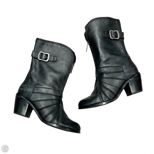 Boots Mid-calf Heels By Harley Davidson In Black, Size: 7.5