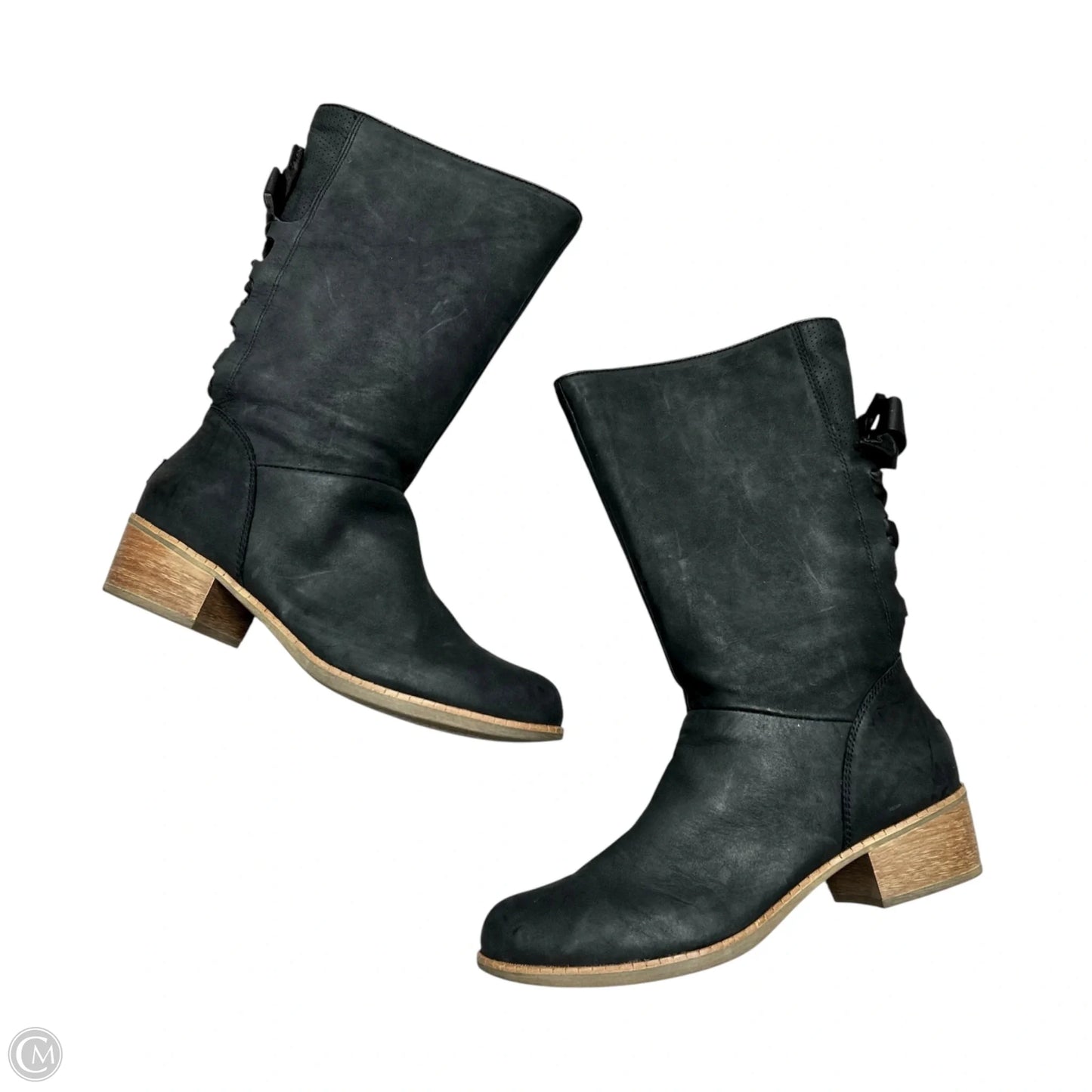 Boots Designer By Ugg In Black, Size: 9.5
