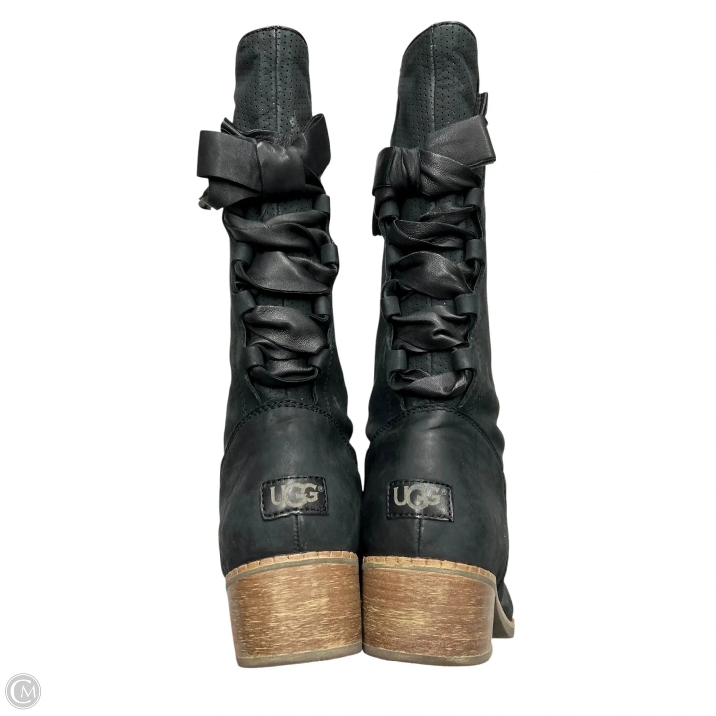 Boots Designer By Ugg In Black, Size: 9.5