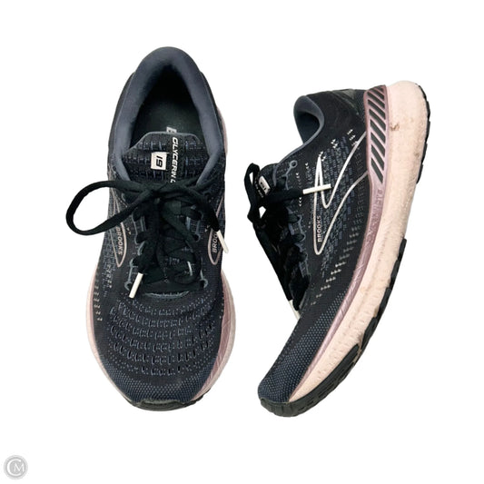 Shoes Athletic By Brooks In Black & Pink, Size: 9
