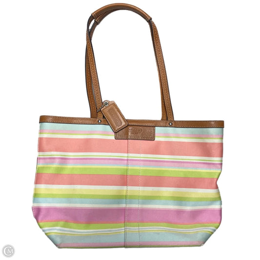 Tote Designer By Coach, Size: Small