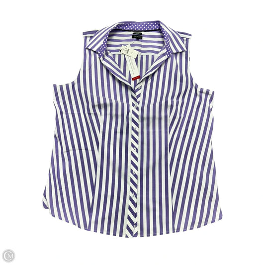Tank Top By Talbots In Striped Pattern, Size: Xl