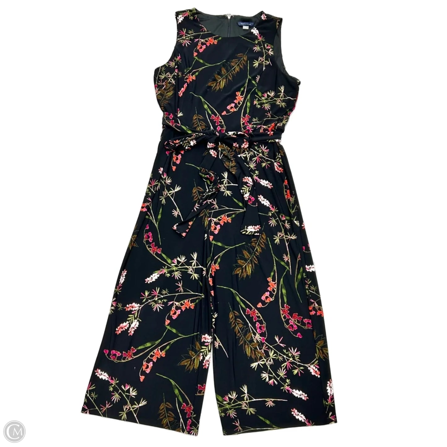Jumpsuit By Tommy Hilfiger In Floral Print, Size: Xl