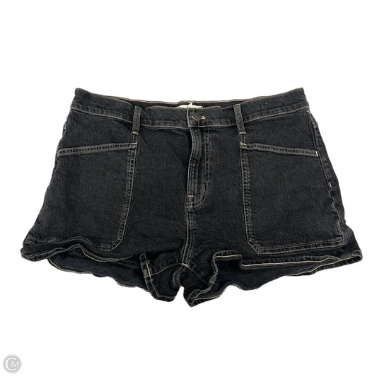 Shorts By Madewell In Black Denim, Size: 14
