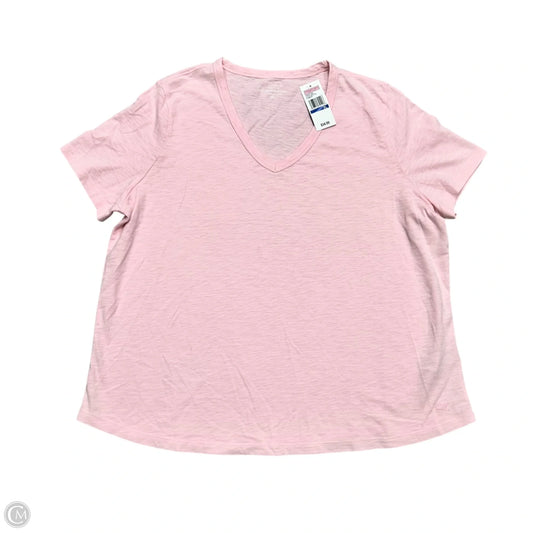 Top Short Sleeve Basic By Vineyard Vines In Pink, Size: Xl