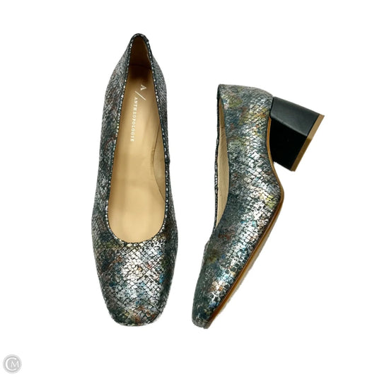 Shoes Heels Block By Anthropologie In Snakeskin Print, Size: 8