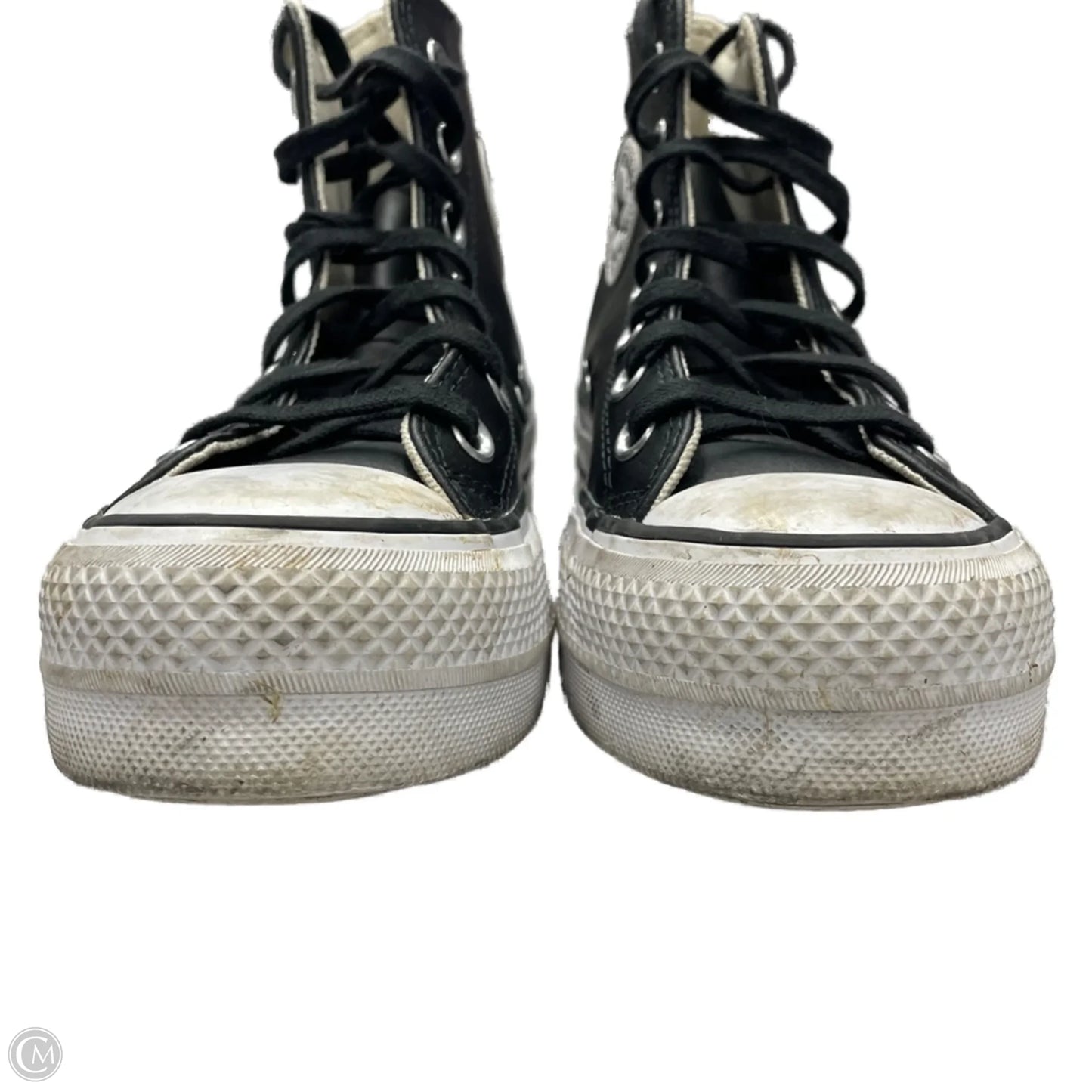 Shoes Sneakers By Converse In Black & White, Size: 5.5