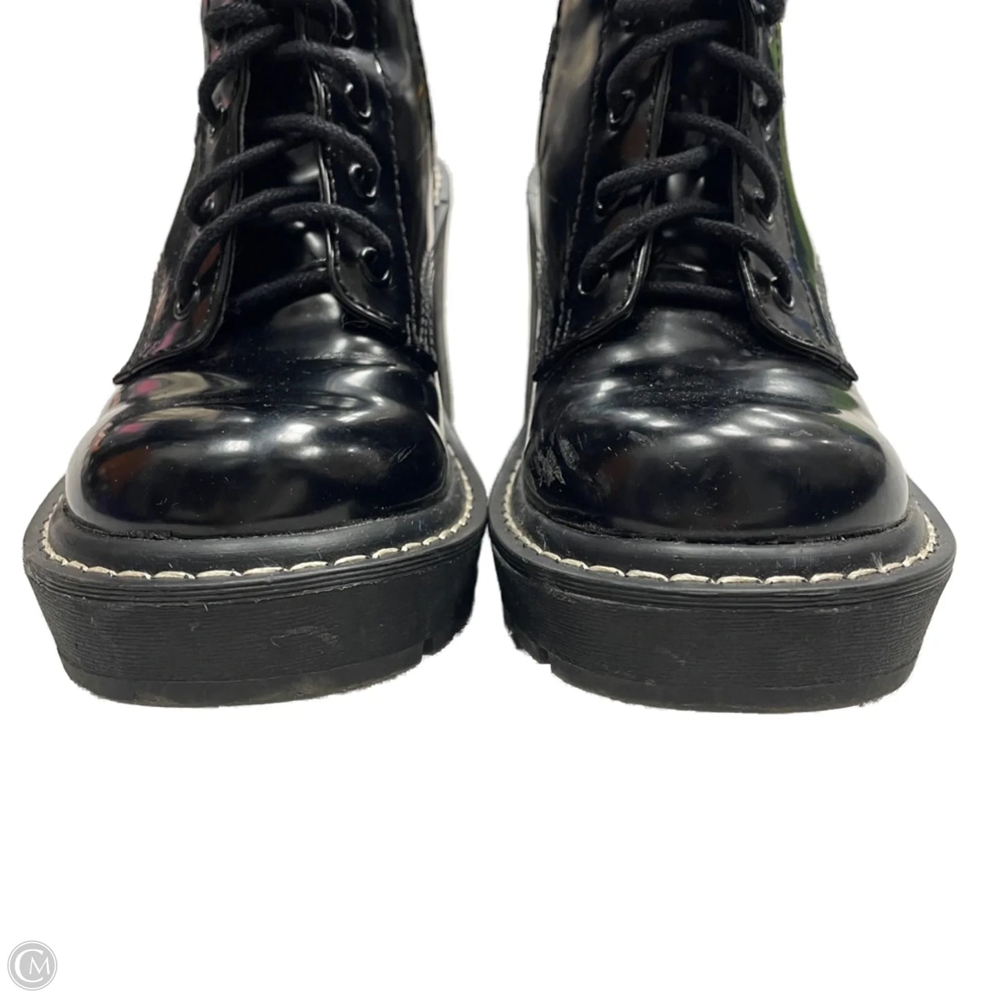 Boots Combat By Madden Girl In Black, Size: 5.5