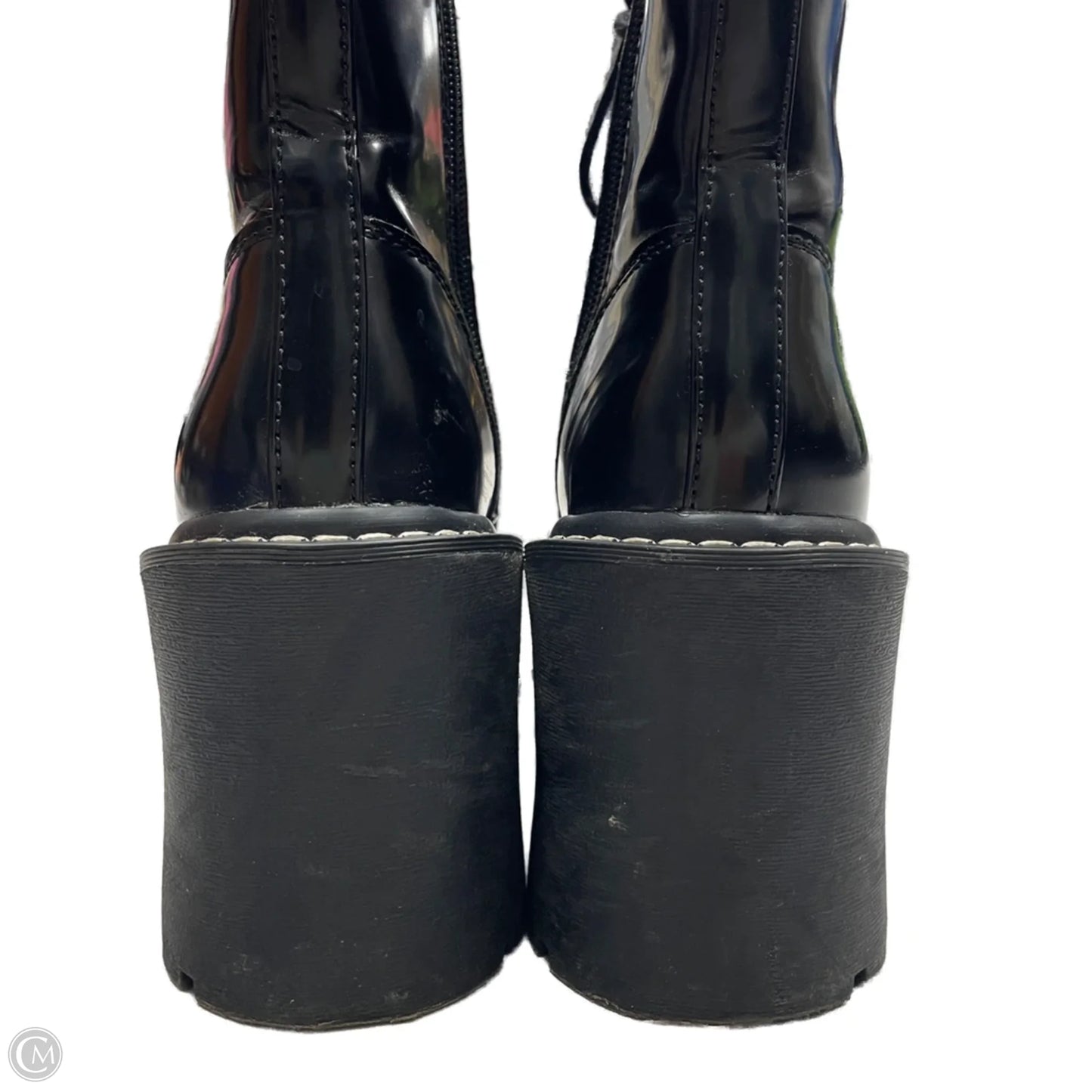 Boots Combat By Madden Girl In Black, Size: 5.5