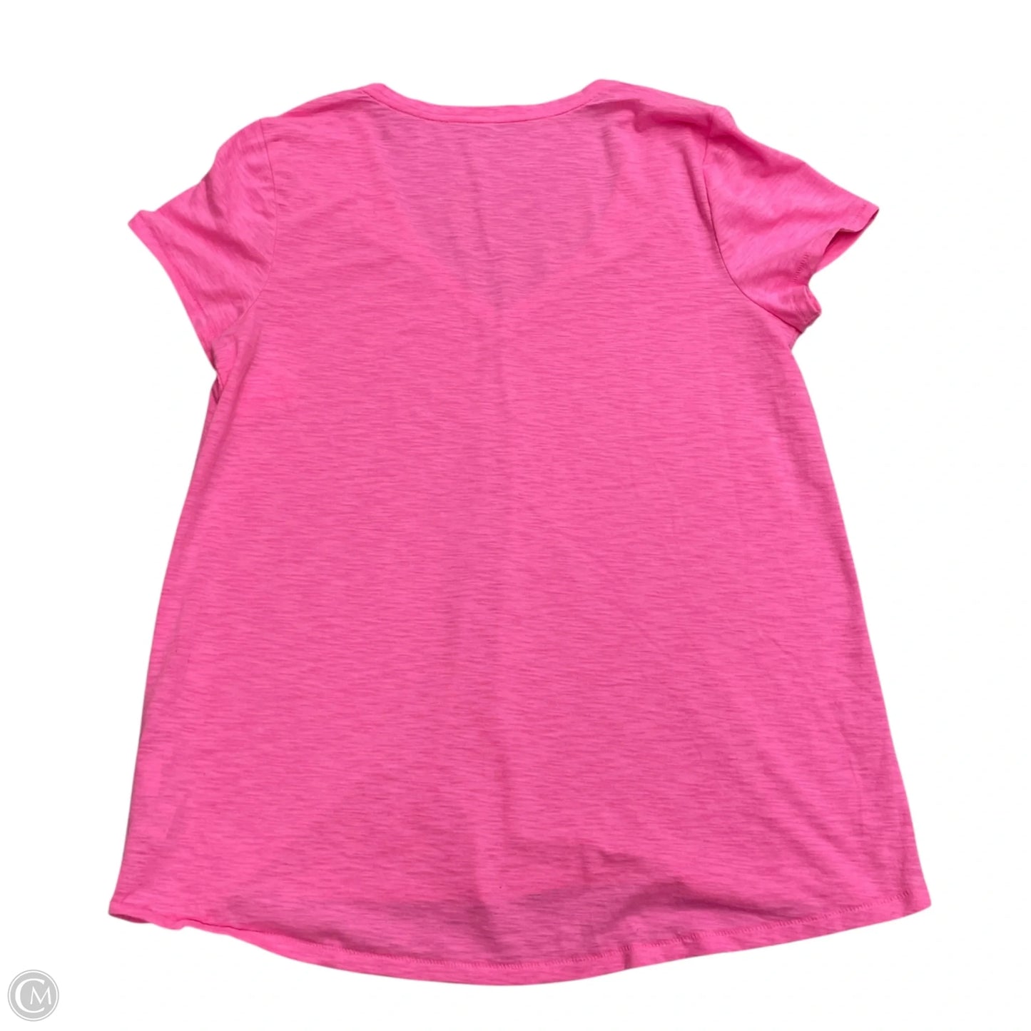 Top Short Sleeve Designer By Lilly Pulitzer In Pink, Size: L