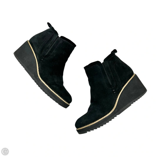 Boots Ankle Heels By Sofft In Black, Size: 7
