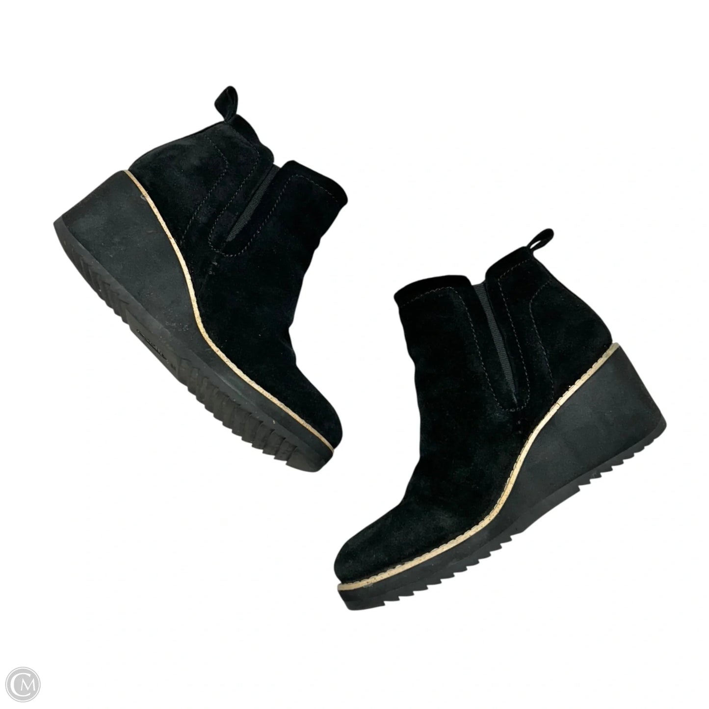Boots Ankle Heels By Sofft In Black, Size: 7