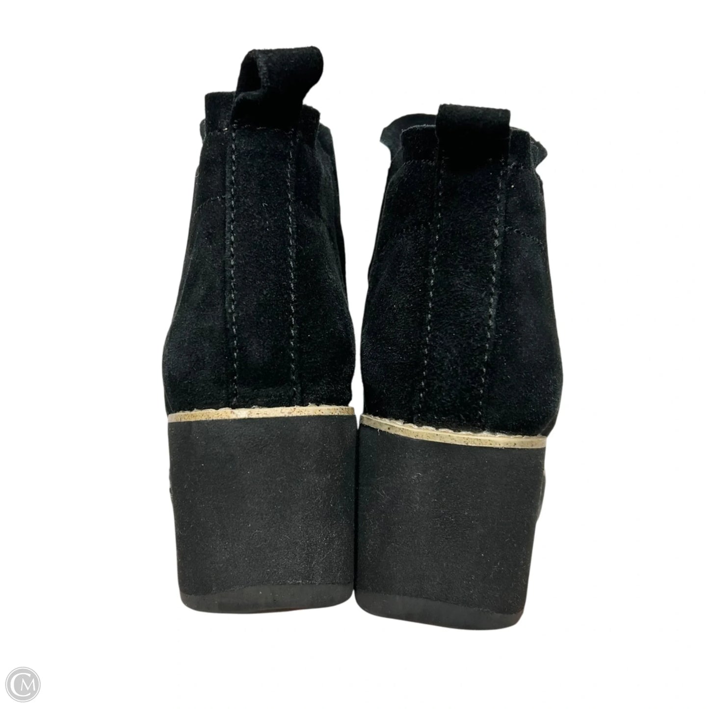 Boots Ankle Heels By Sofft In Black, Size: 7