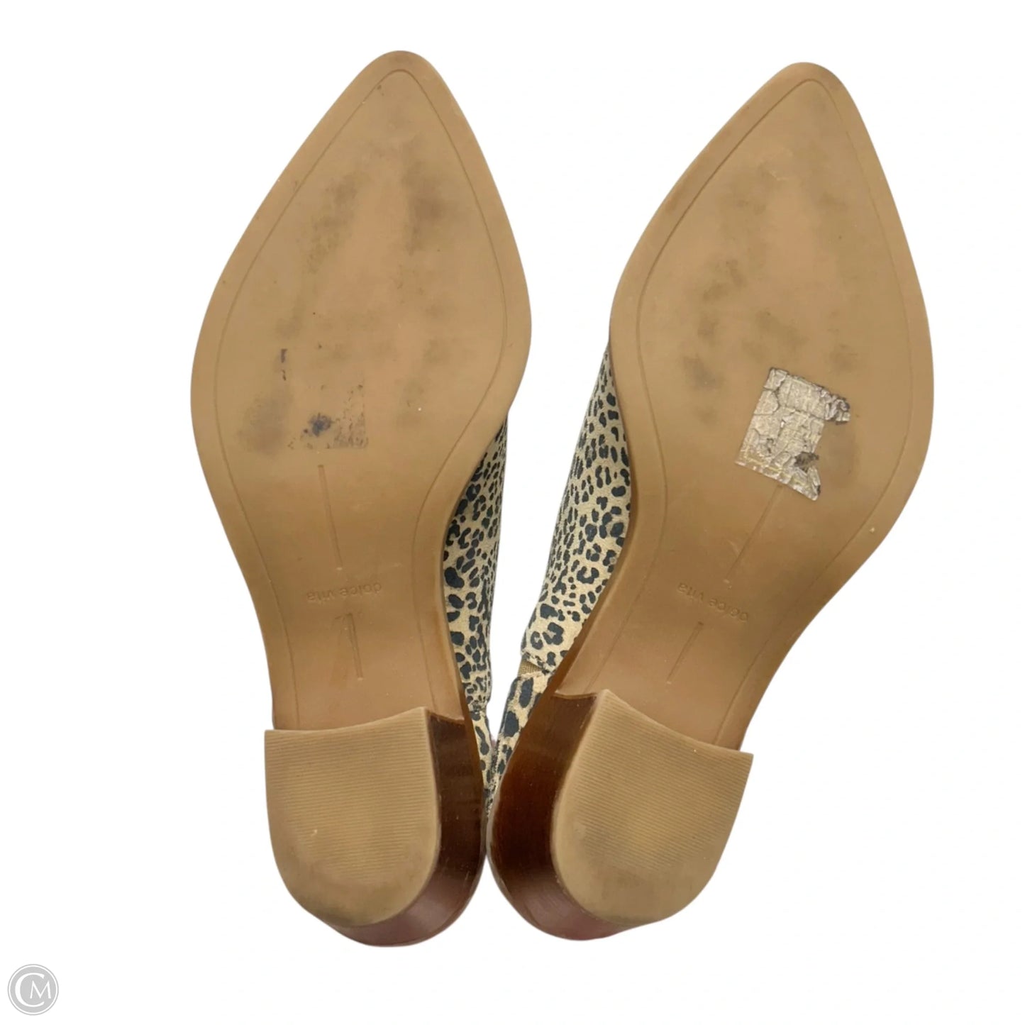 Boots Ankle Heels By Dolce Vita In Leopard Print, Size: 7