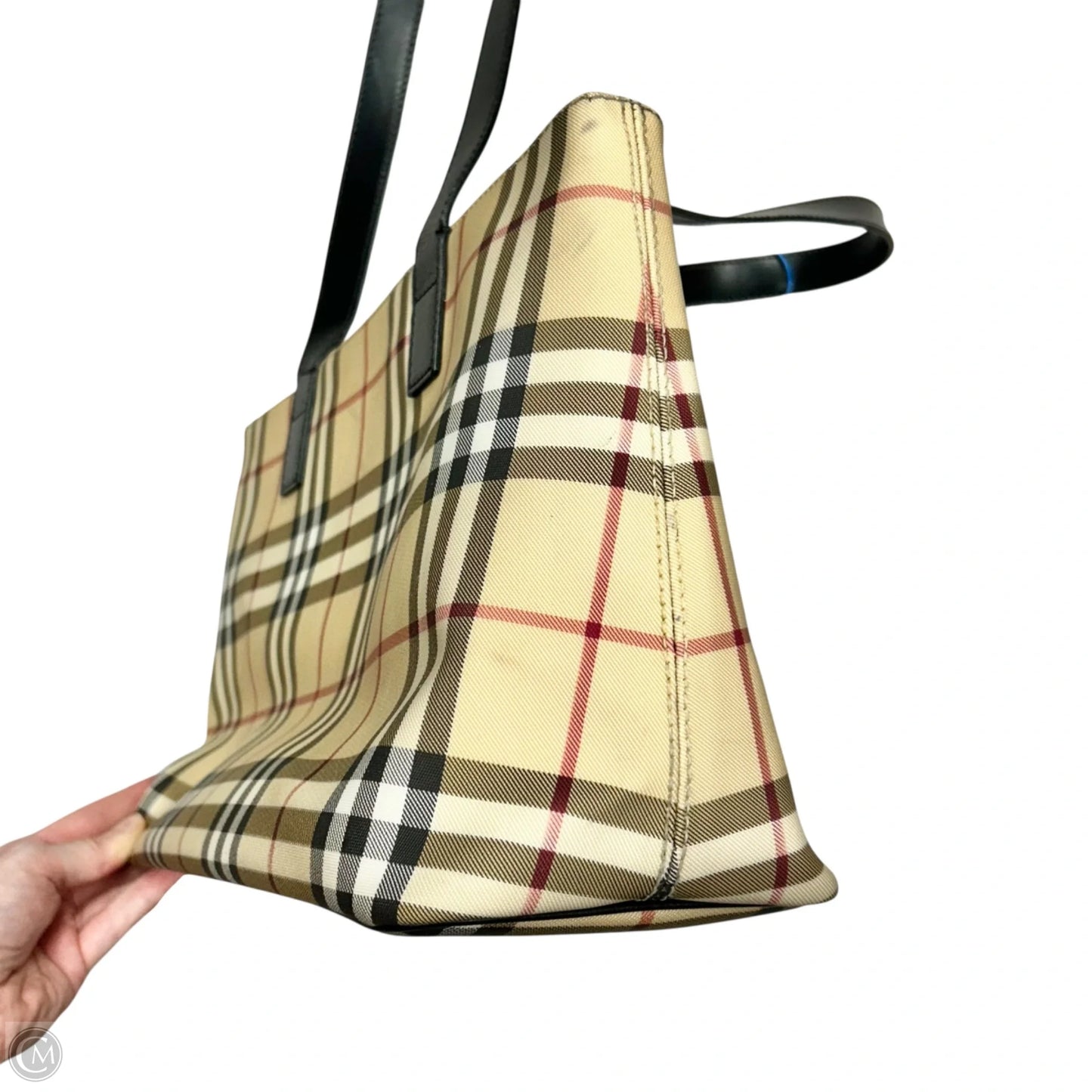 Tote Luxury Designer By Burberry, Size: Medium