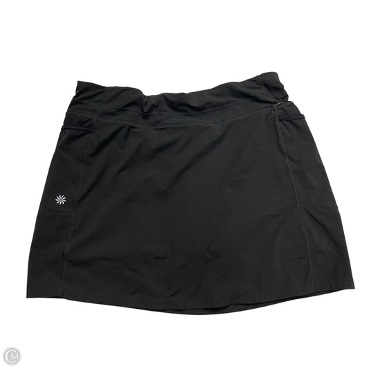 Athletic Skort By Athleta In Black, Size: L