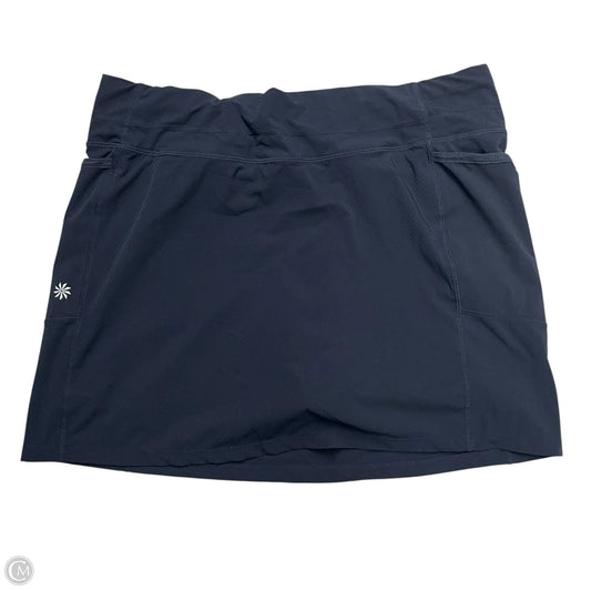 Athletic Skort By Athleta In Navy, Size: L