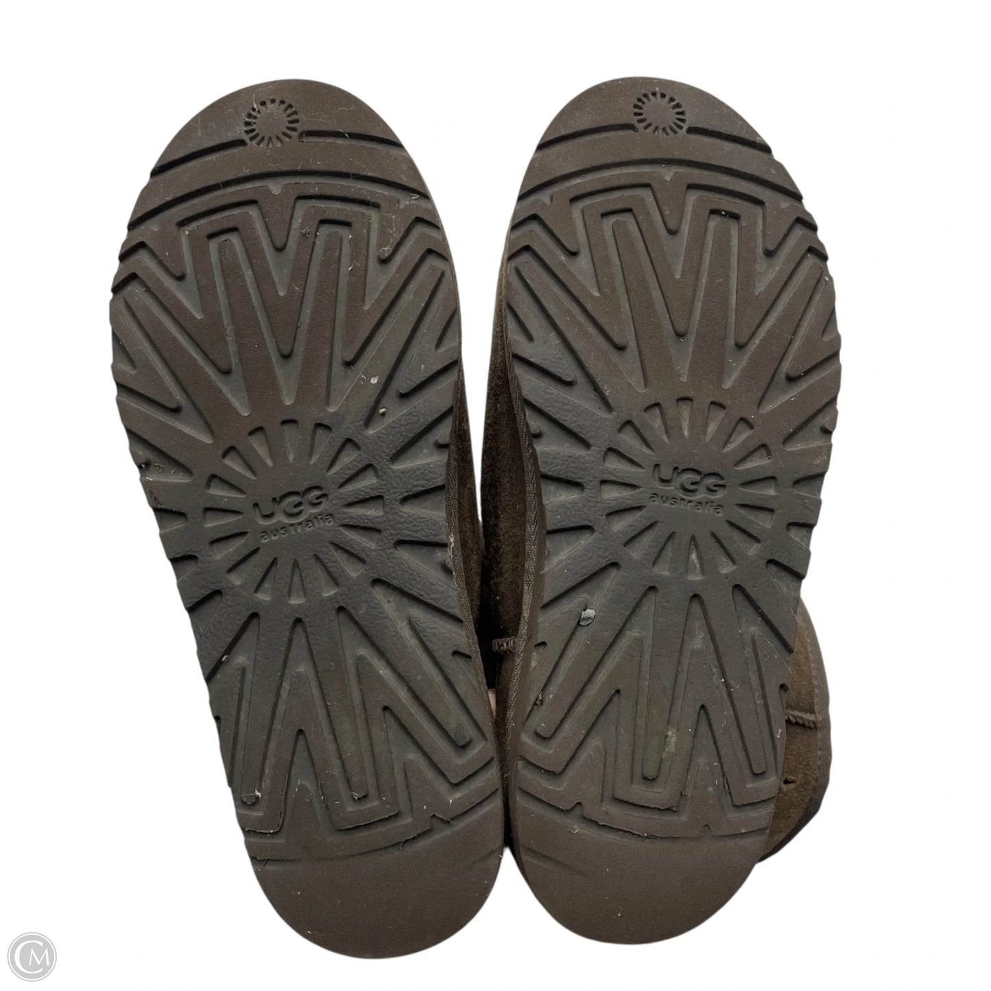 Boots Designer By Ugg In Brown, Size: 5