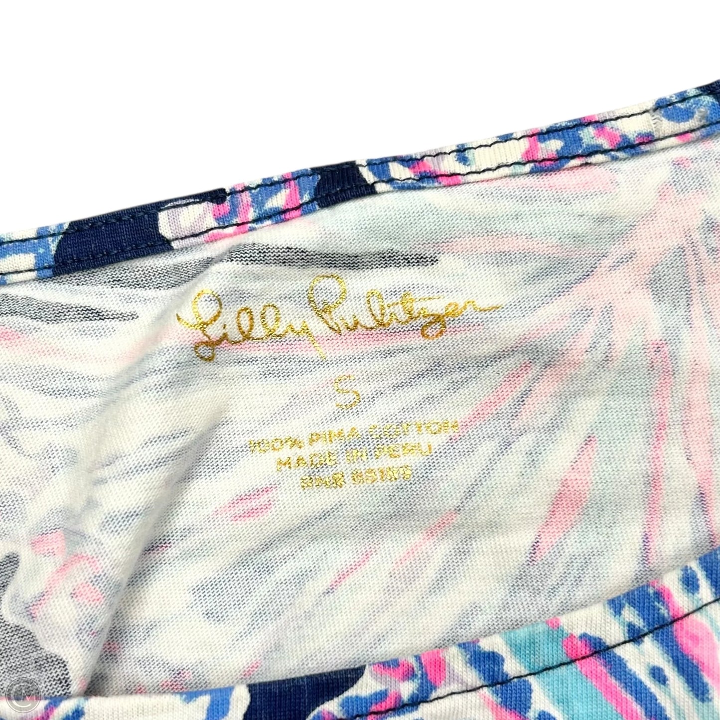 Dress Designer By Lilly Pulitzer In Blue & Pink, Size: S