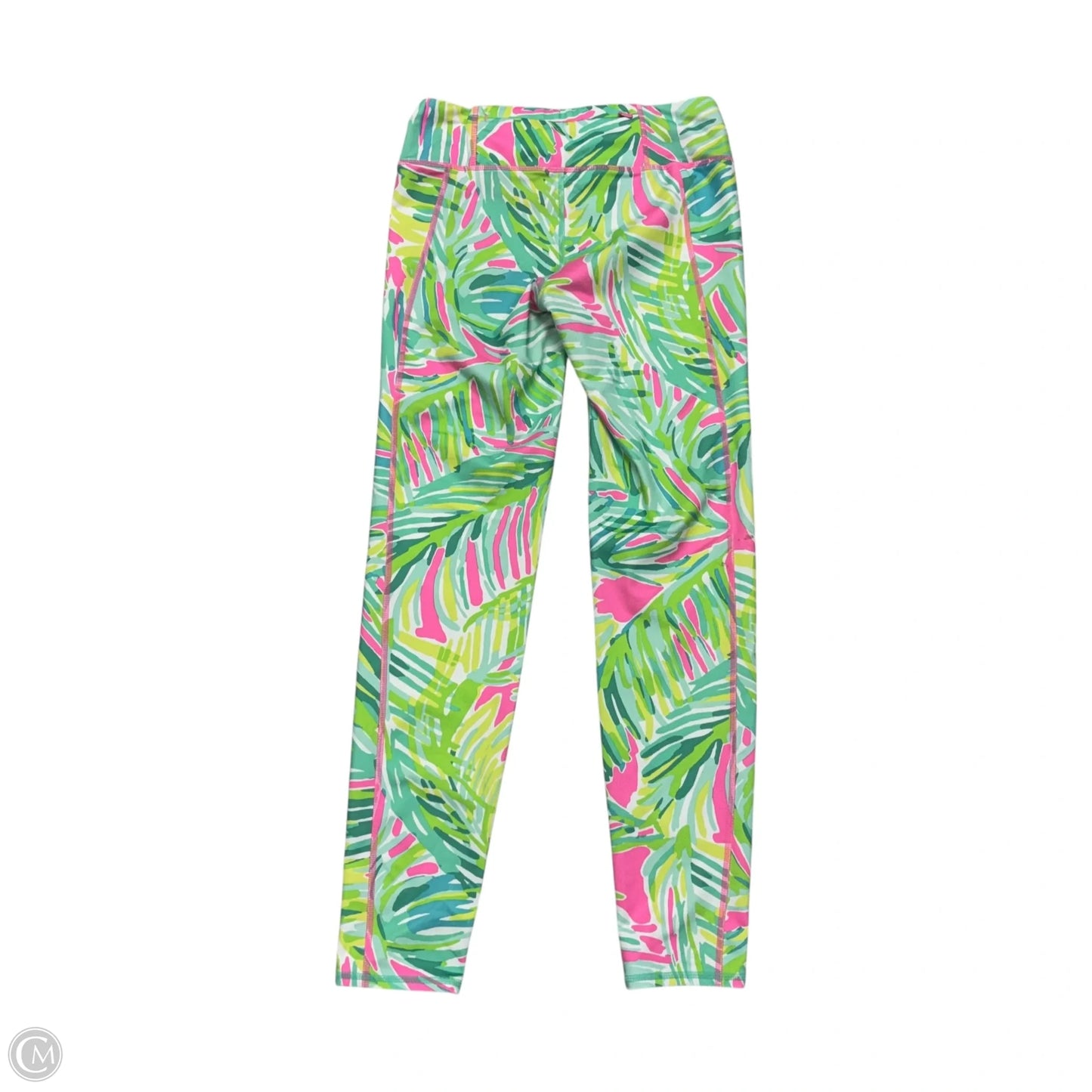 Pants Designer By Lilly Pulitzer In Green & Pink, Size: S
