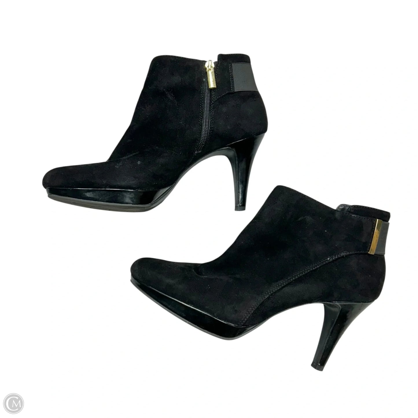 Boots Ankle Heels By Bandolino In Black, Size: 10