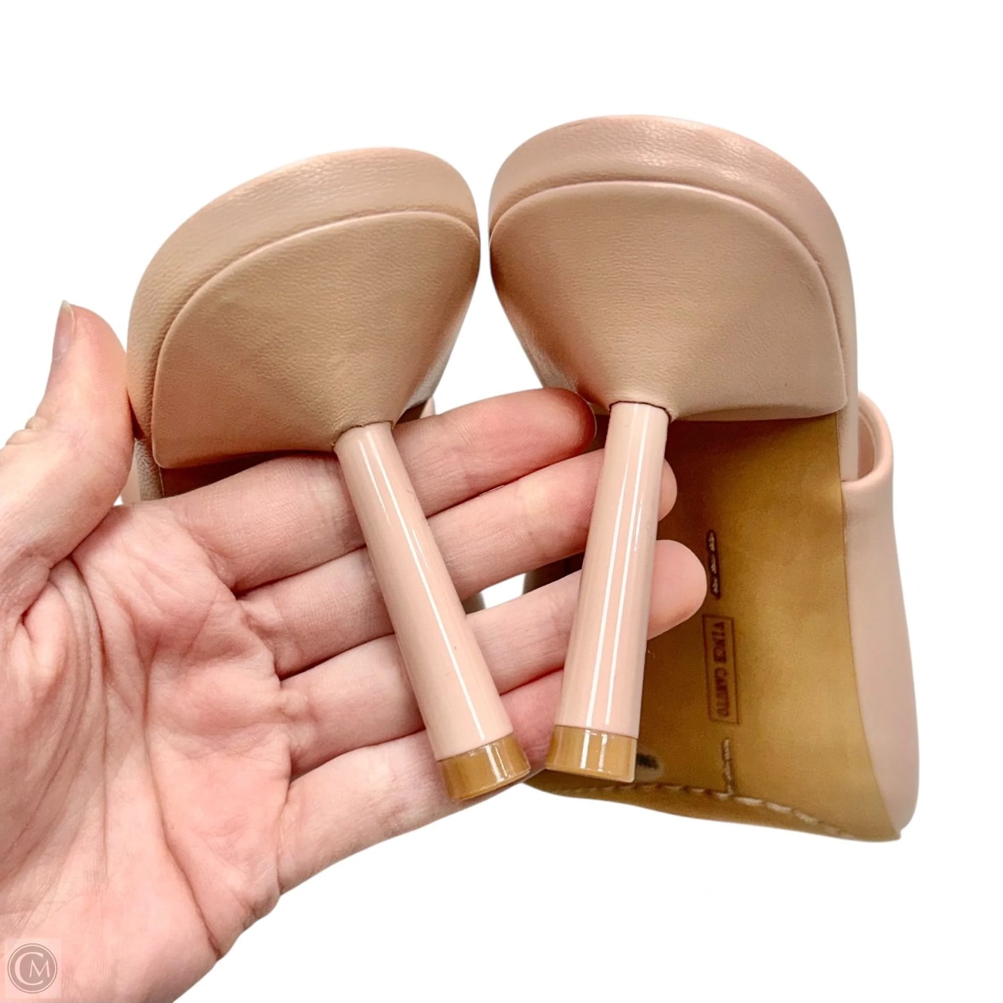 Sandals Heels Stiletto By Vince Camuto In Pink, Size: 10