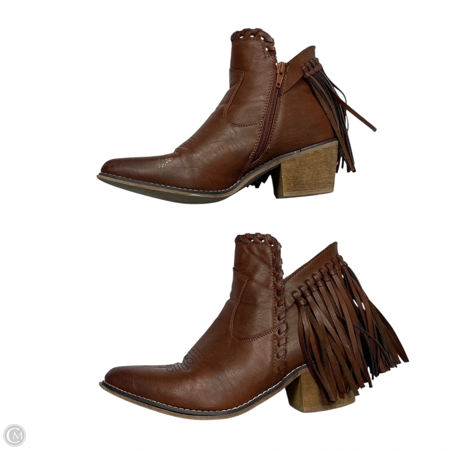 Boots Western By Natural Reflections In Brown, Size: 9