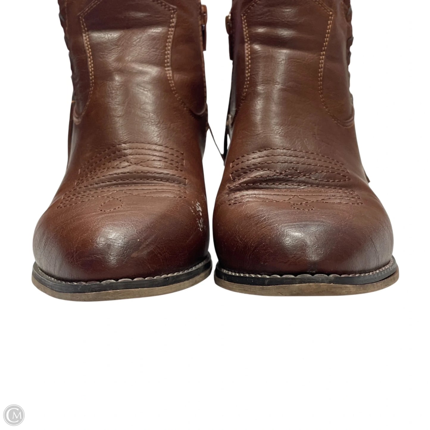 Boots Western By Natural Reflections In Brown, Size: 9