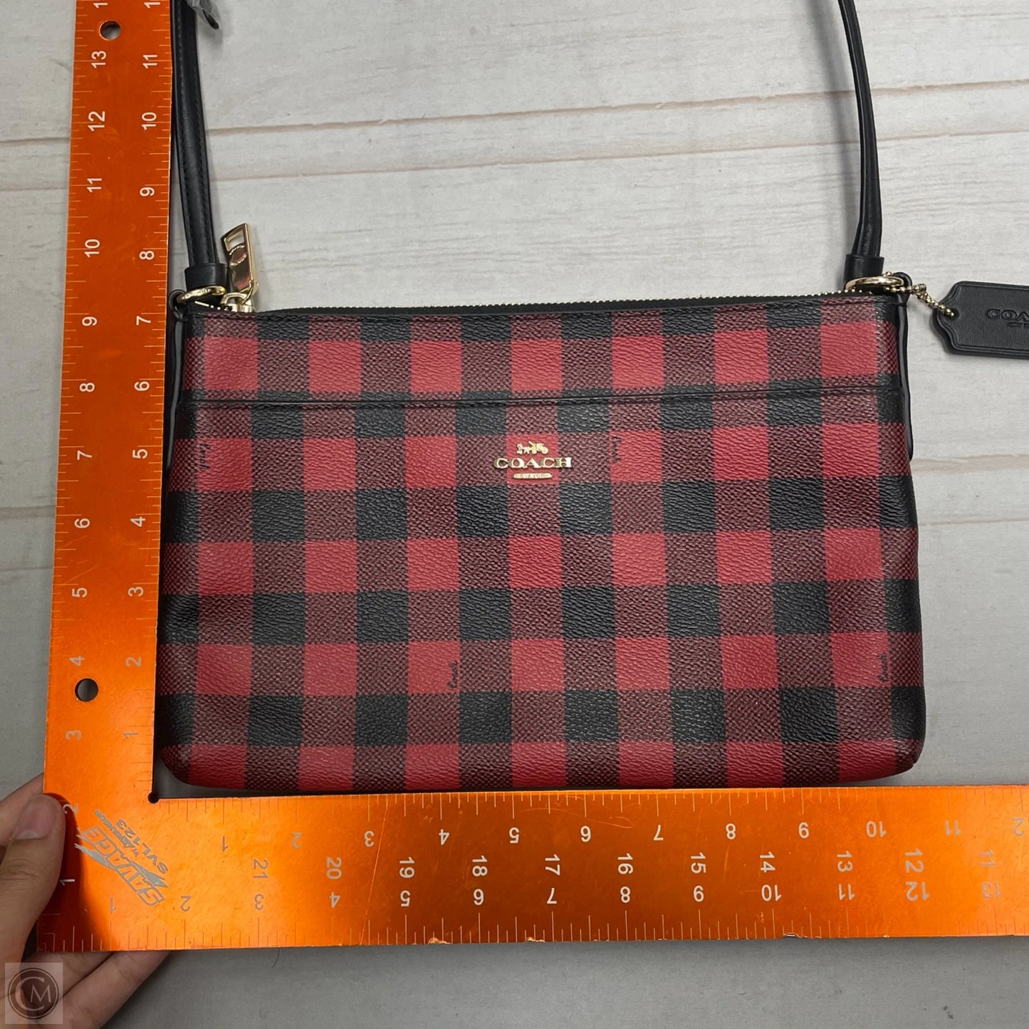 Crossbody Designer By Coach, Size: Small