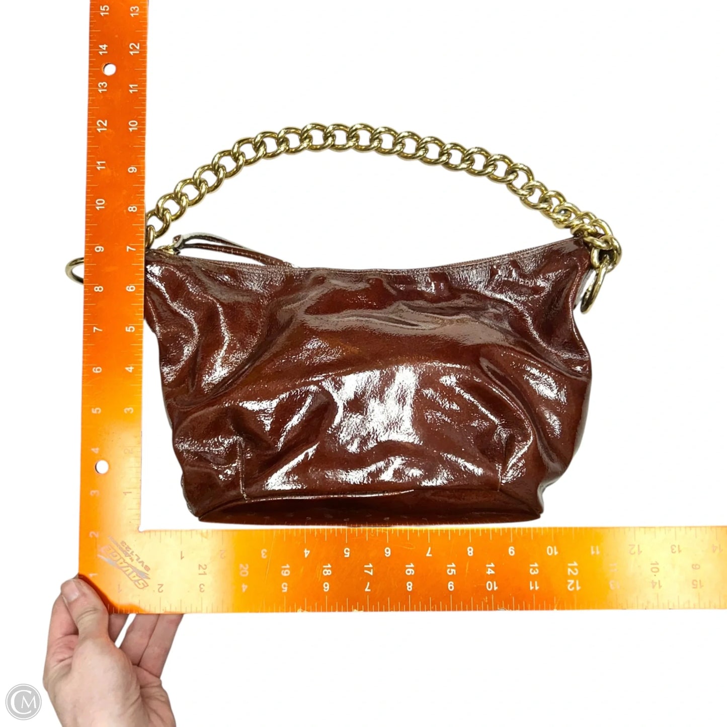 Handbag Leather By Maurizio Taiuti, Size: Small