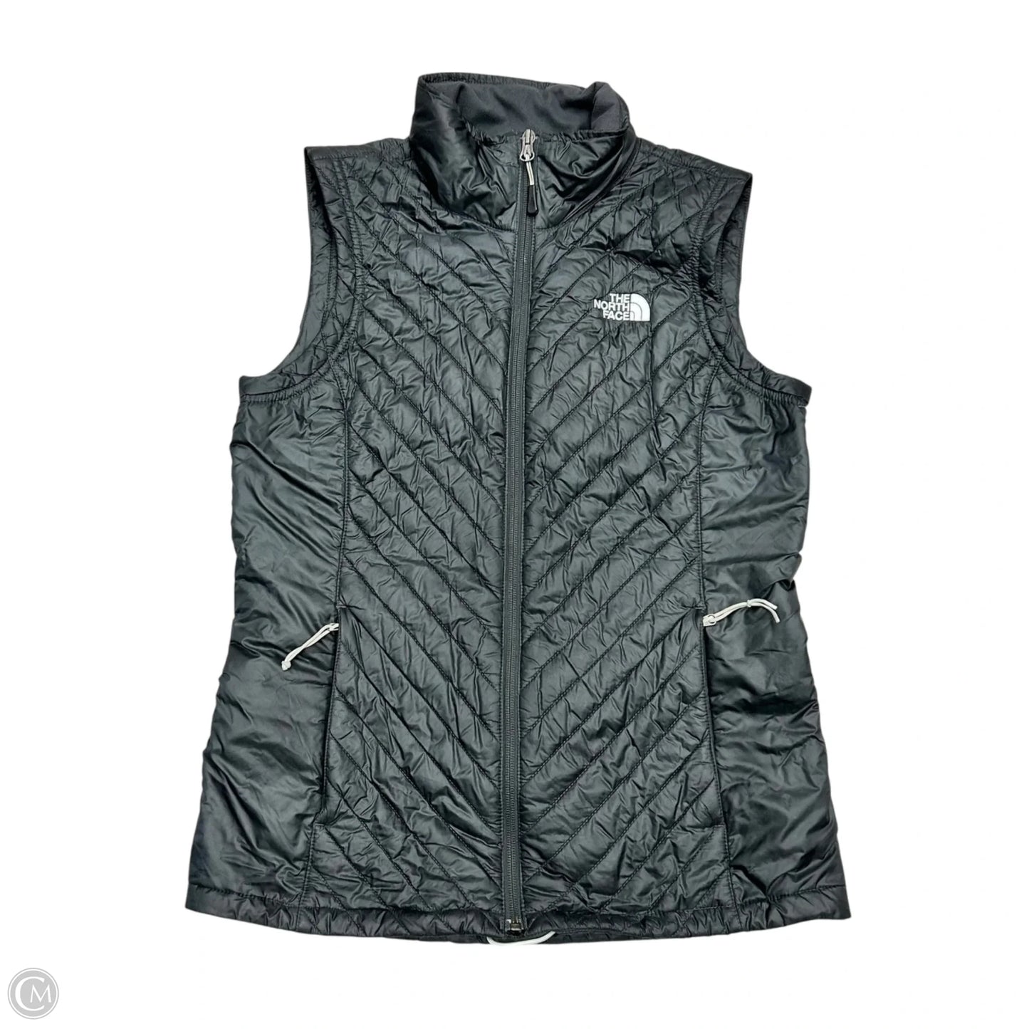 Vest Puffer & Quilted By The North Face In Grey, Size: S