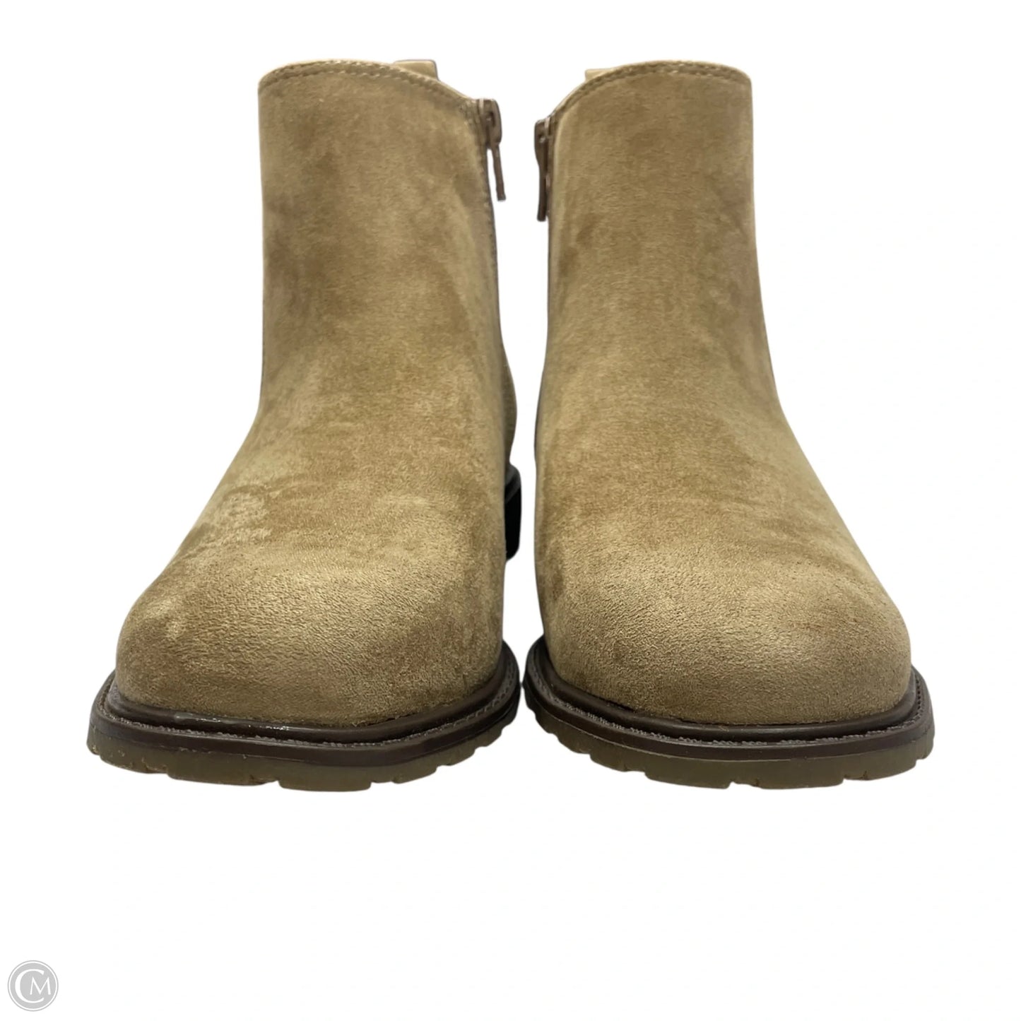 Boots Ankle Flats By Sonoma In Tan, Size: 7.5