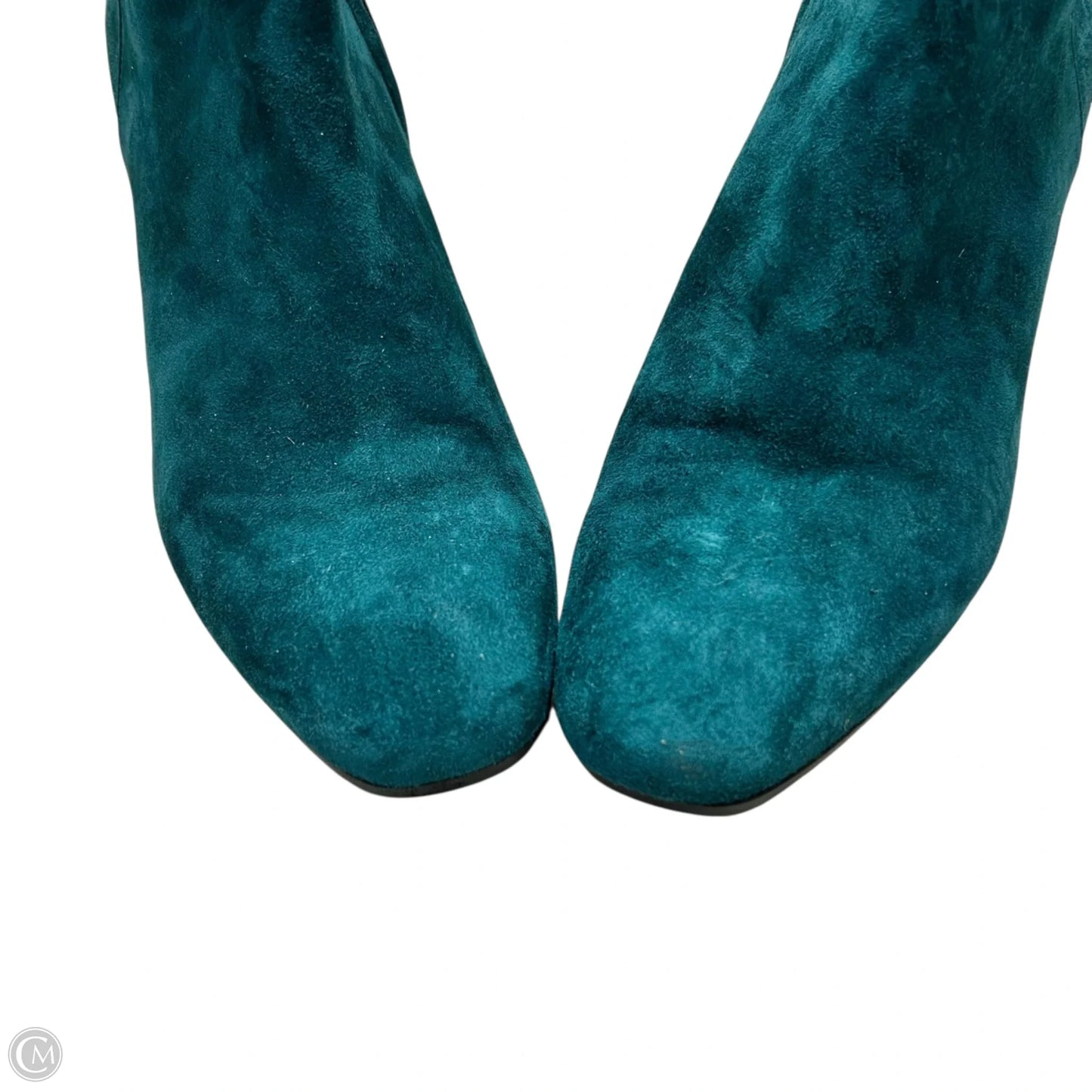 Boots Ankle Heels By M. Gemi In Teal, Size: 6